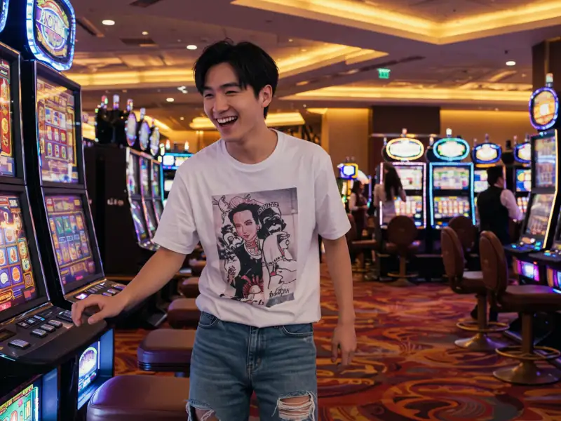 Focused man playing online slot games on PHL Win platform
