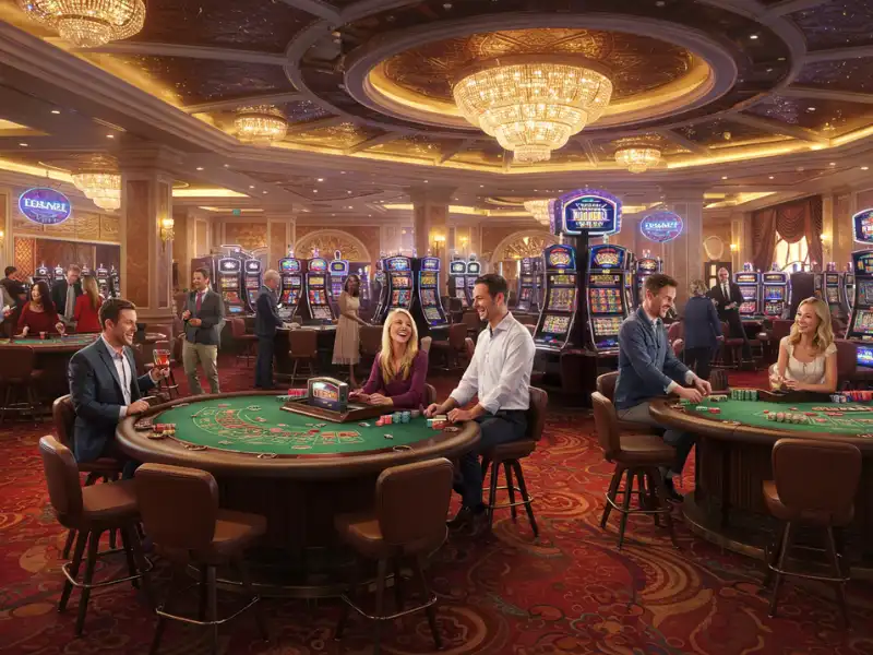 Happy people winning slot games on Glife
