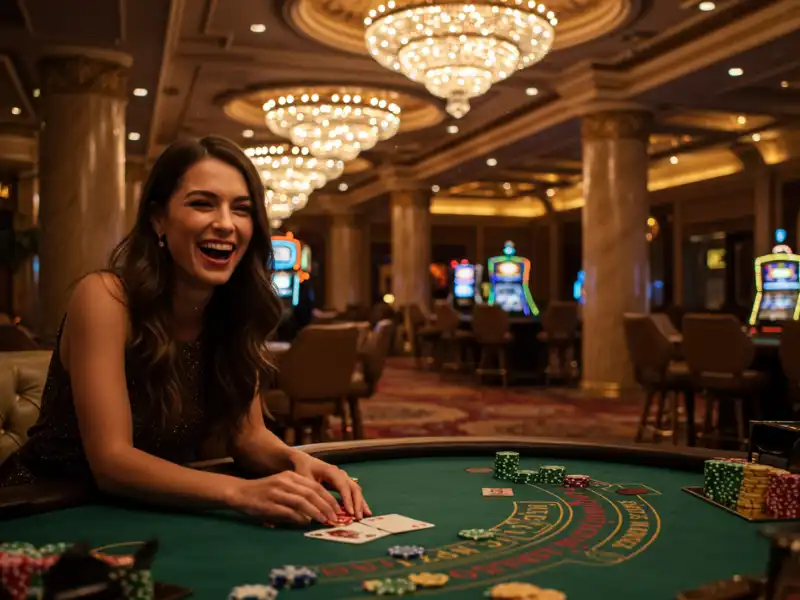 Happy women winning slot games at Phjoy Casino