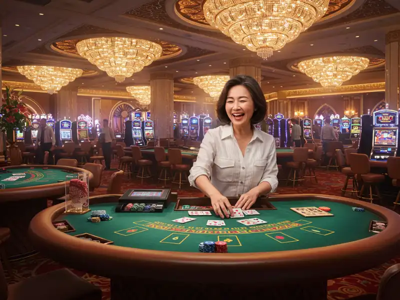 Happy women playing card games at Phjoy Casino