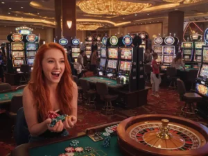 Happy women enjoying poker at Phjoy Casino online